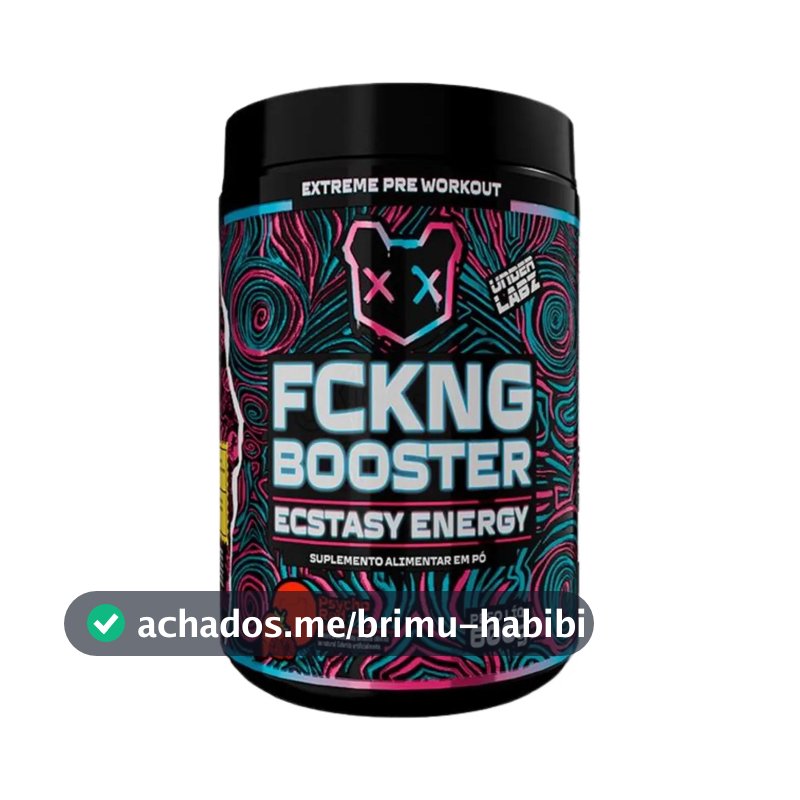 Pré-treino Fckng Booster Pote 600g Under Labz Psycho Red
