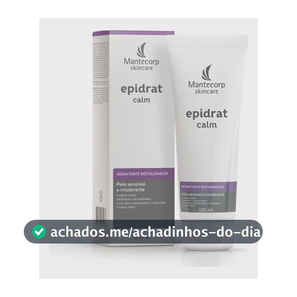 Hidratante Facial Epidrat Calm 120ml Mantecorp Skincare Todo Tipo De Pele Dia/noite