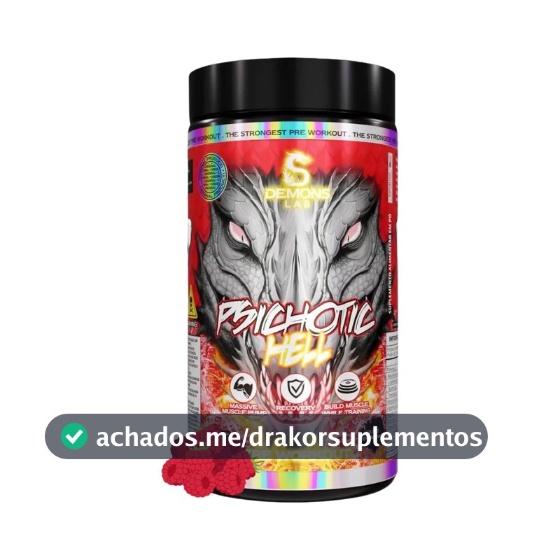 Suplemento Demons Lab en pó sabor frutas vermelhas x 300g