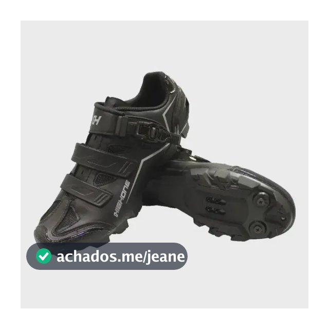 Sapatilha Mtb Ciclismo High One Feet Trava Catraca 2 Velcros
