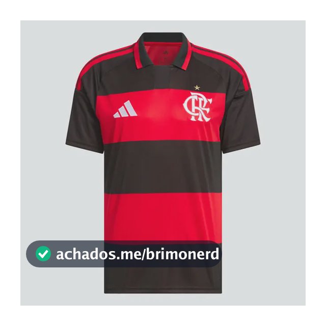 Camisa Do Flamengo Masculina I Cr 26 adidas Red/black Sem Jogador M