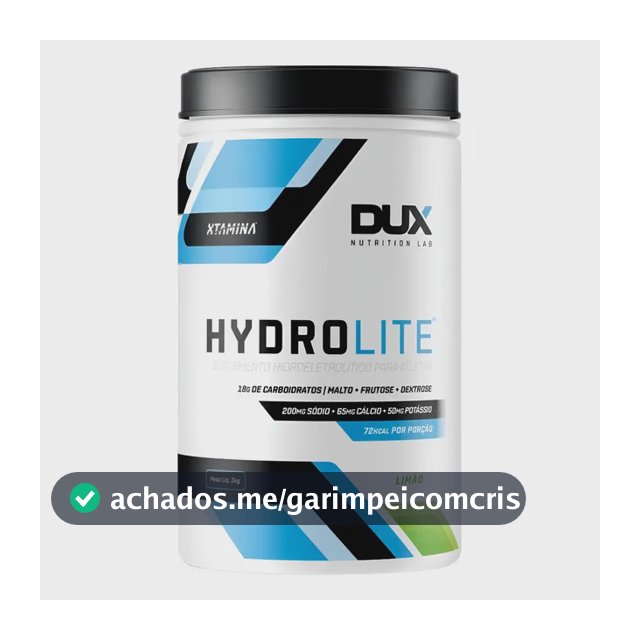 Isotônico Triatlhon Pó Hydrolite 1kg Dux Nutrition Sabor Limão