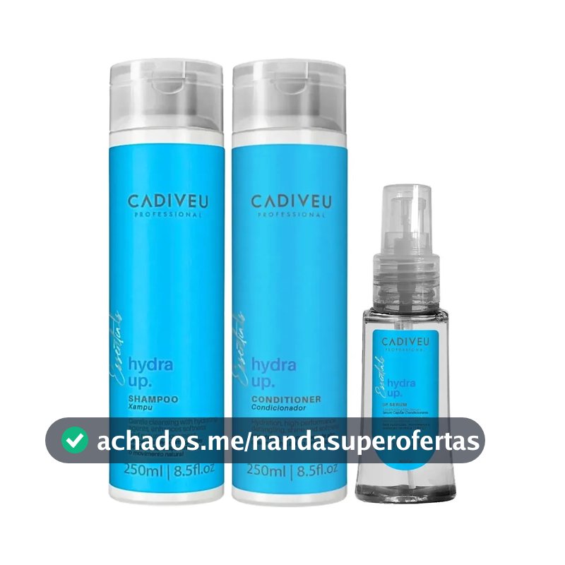 Cadiveu Hydra Up Shampoo & Condicionador 250ml + Sérum 65ml