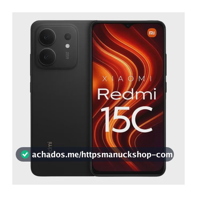 Xiaomi Redmi 15c 256gb 8gb Ram Virtual Black- Versão Global