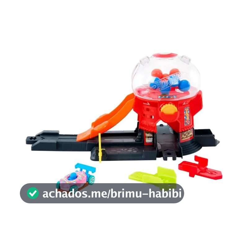 Pista Para Carrinho De Brinquedo Hot Wheels City Doceria