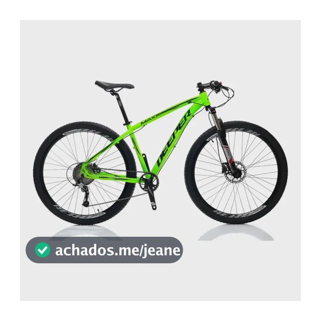 Bicicleta Deeper Aro 29 - 9v Freio Hidraulico Trava K7-11/40