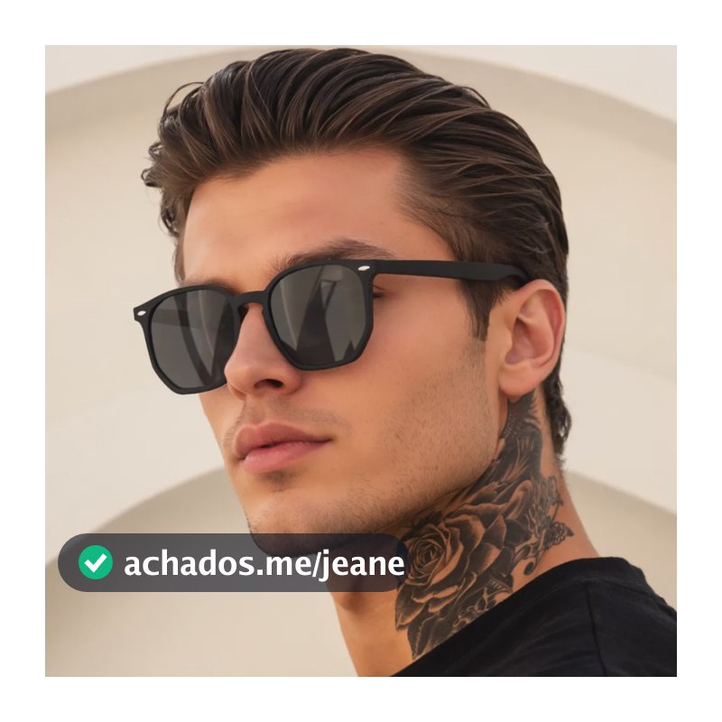 Óculos De Sol Hexagonal Unissex Premium Proteção Uv400 Verão