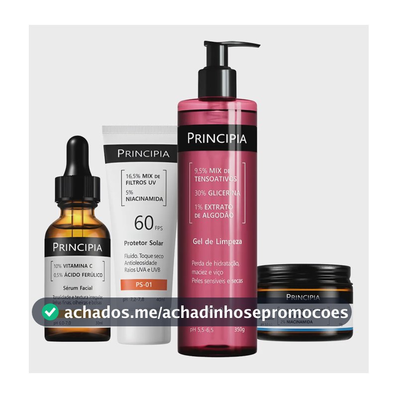 Principia Kit Essencial Gl-03 + Ch + Vc + Ps Sensível Dia/noite