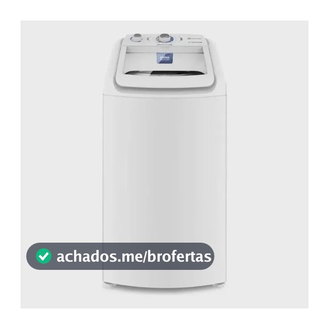 Lavadora De Roupas Electrolux 9kg 10 Programas De Lavagem B 110v Branco