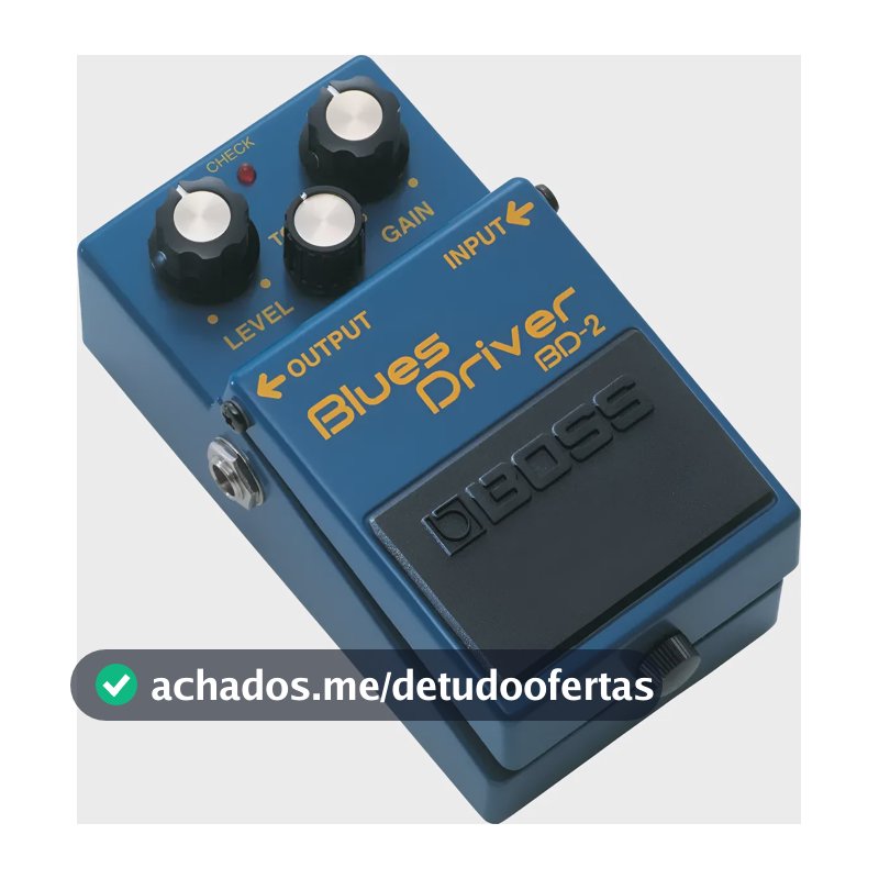 Roland Boss Bd-2 Blues Driver Pedal Azul