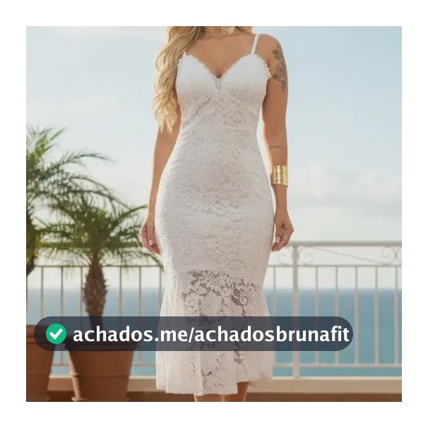 Vestido Festa Midi Renda Premium Feminino Alcinha Casamento