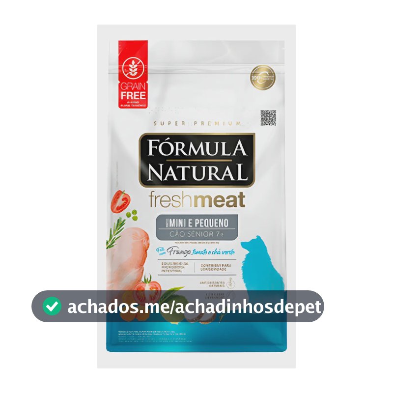 Fórmula Natural Fresh Meat Cães Sênior Porte Peq. 2,5 Kg