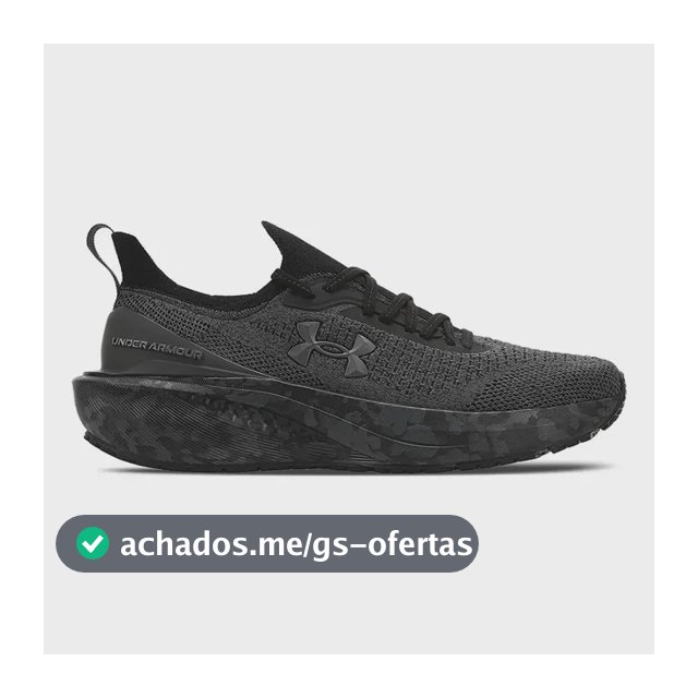Tênis De Corrida Masculino Feminino Quicker 2 Under Armour Grafite 38 Br