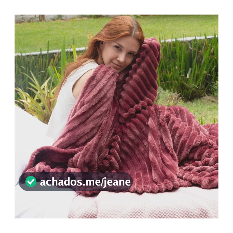 Cobertor Neo Mares Canelado 300g/m² Solteiro 150x220 Camesa