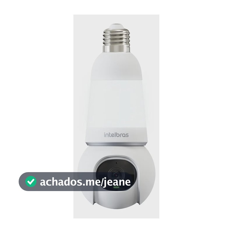 Câmera Lâmpada Intelbras Im6 Full Color 3mp 360 Wifi Interna Cor Branco
