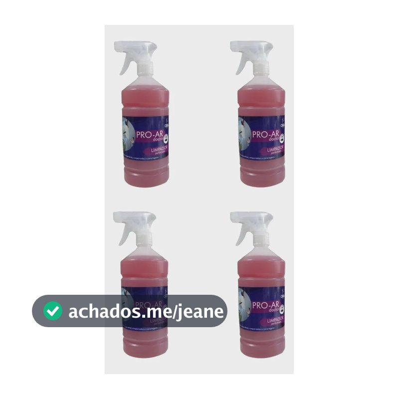 04 Un Limpador Higienizador Ar Condicionado Proar Doctor 1l