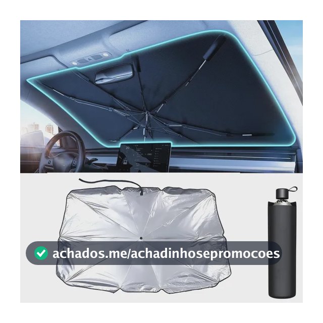 Quebra Sol Para Brisa Carro Protetor Solar Quebra Sol Eletro