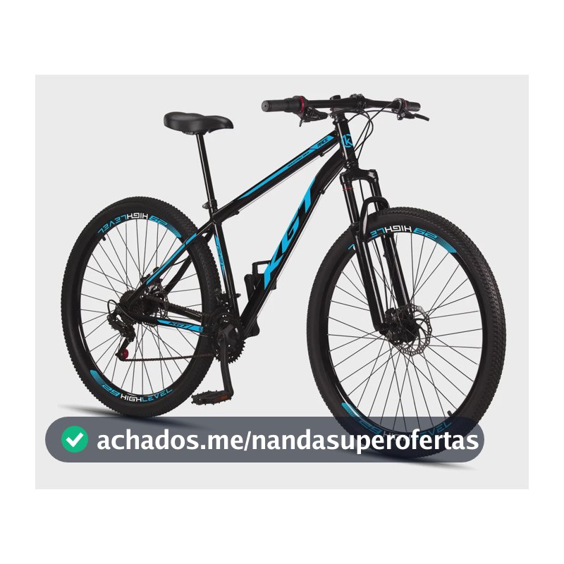 Bicicleta Aro 29 Aço Carbono Freios A Disco Suspensão 21 Vel Preto-azul 17