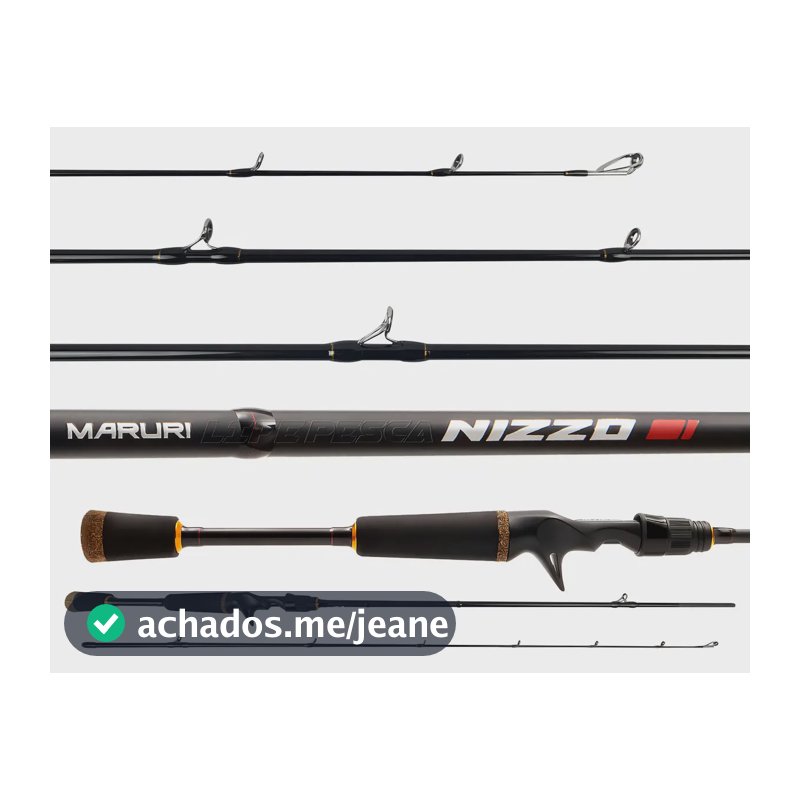 Vara Para Carretilha Maruri Nizzo (1,83m) 12-25lbs 2 Partes