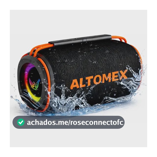 Caixa Caixinha De Som Bluetooth Pendrive Fm Sd Portátil Ipx6 Preto 127/220v