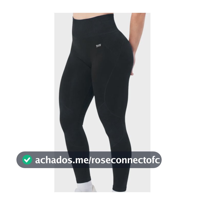 Legging Trifil Original Feminina Texturizada Sem Costura Preto Legging Academia Fitness M