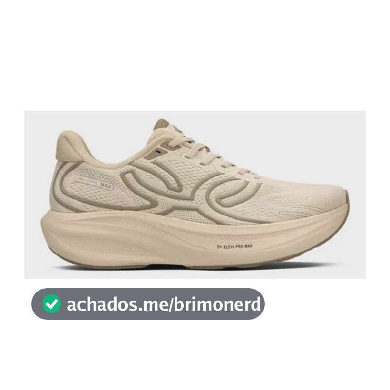 Tênis Feminino De Corrida Corre Max Olympikus Bege 36 Br
