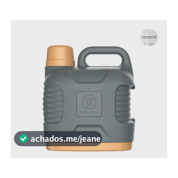 Garrafão Térmico 5l Supertermo Cinza Verde Trilha Camping