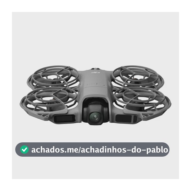 DJI Neo 2 Standard (Apenas o Drone), Leve e Dobrável, Decolagem e Pouso na Palma da Mão, Controle por Gestos, ActiveTrack, Detecção de Obstáculos Omnidirecional, Drone 4K para Iniciantes - DJI069
