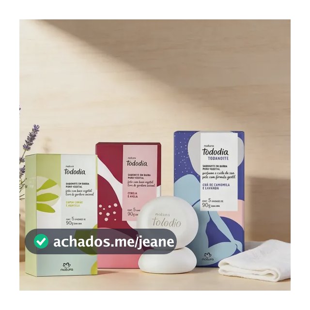 Kit 3 Caixas Sortidas Natura Tododia Barra