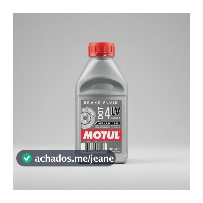 Fluido de Freio Motul DOT 4 LV 500ml Sintético ABS ESP