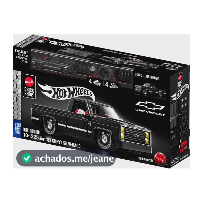 Mattel Brick Shop Jogo de Construção Speed Chevy