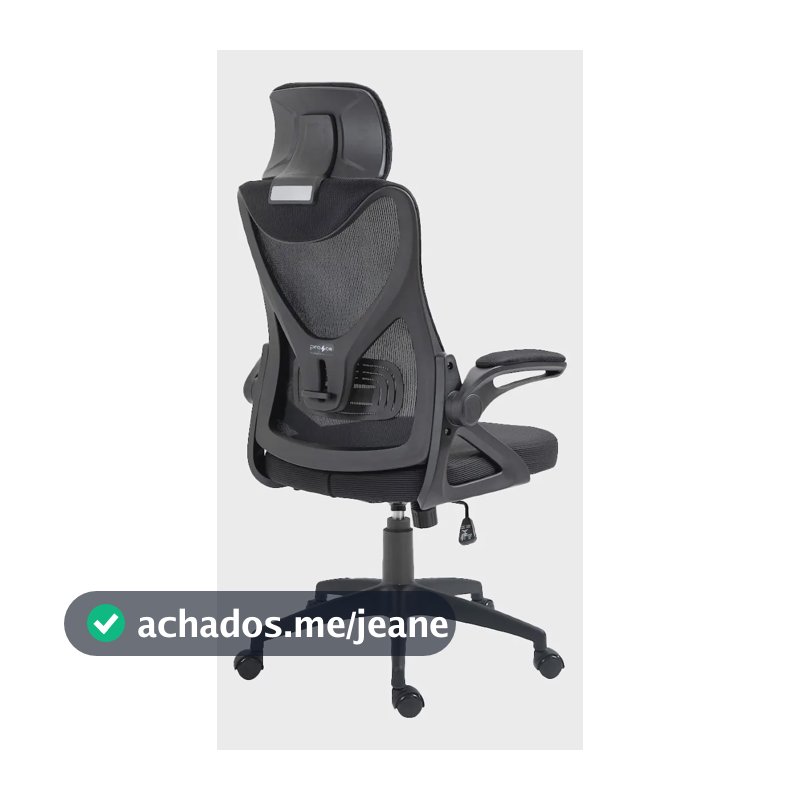 Cadeira de Escritório Ergonômica Viper Pro VO458 Ajustável Preta Conforto e Postura