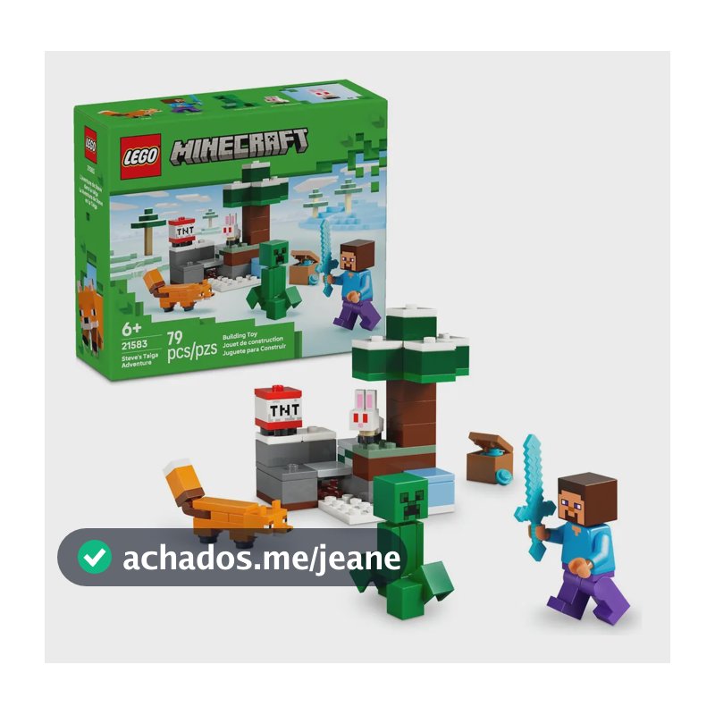 LEGO® Minecraft® A aventura de Steve na Taiga 21583