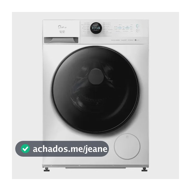 Lava E Seca 11kg Branca Slim Conectada Midea Branco