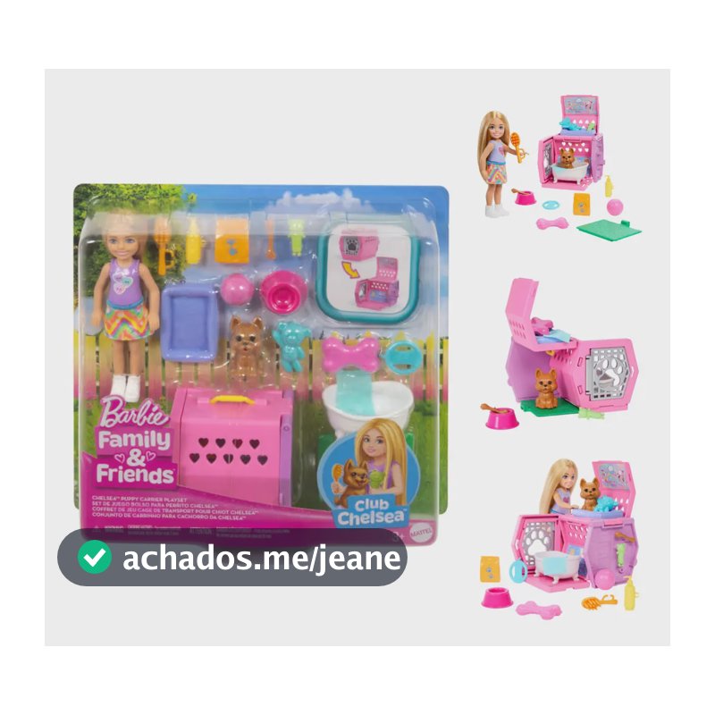 Barbie Conjunto de Brinquedo Chelsea Festa de Cachorrinhos