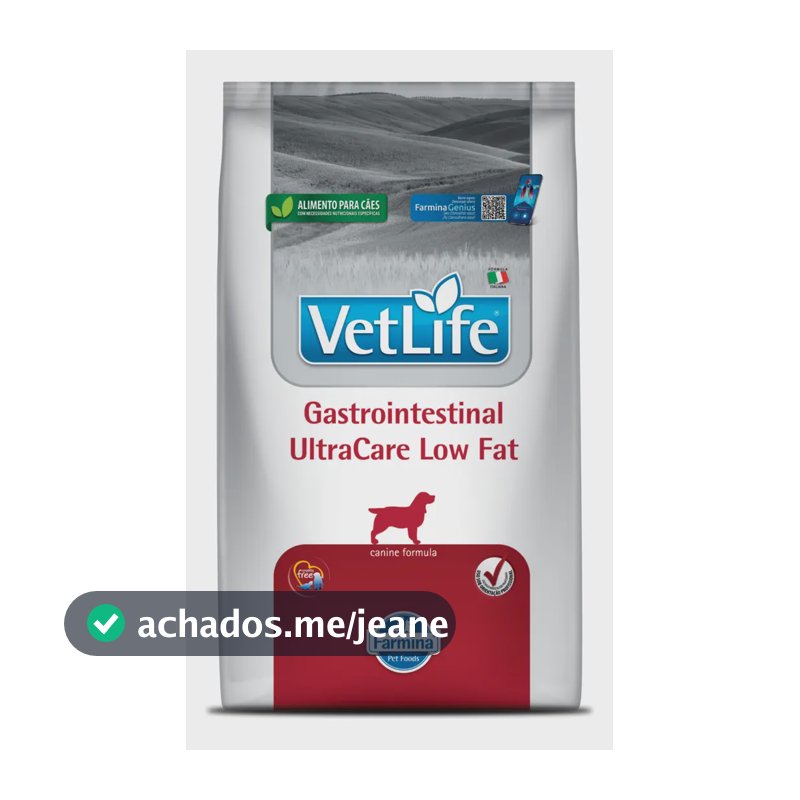 Ração Vet Life Nat Can Adulto Ultracare Low Fat 10,1kg