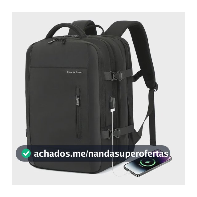 Mochila Viagem Feminina Masculina Para Notebook Executiva