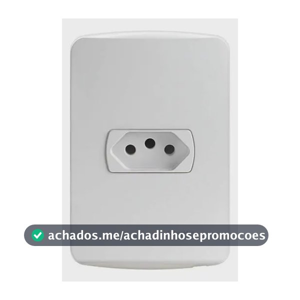 Conjunto 4x2 Tomada 2p+t De 10a Branca - S3b60340 Miluz Cor Branco