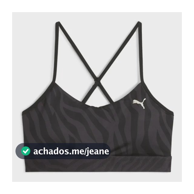 Top De Treino Low Impact Move Animal Remix Puma
