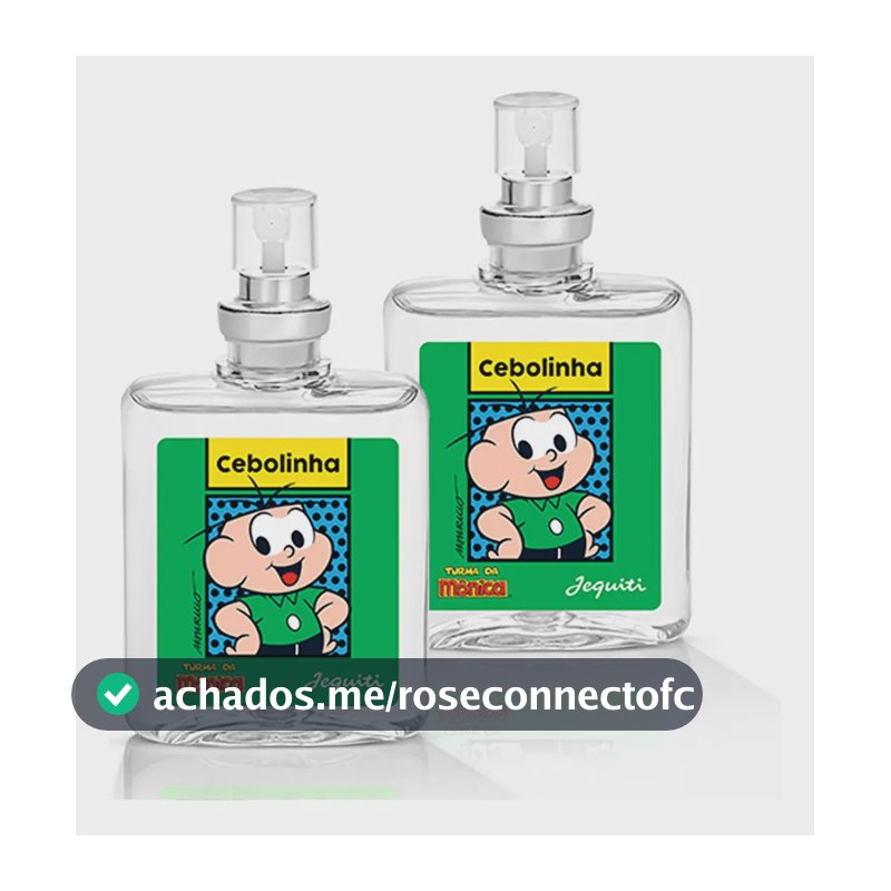 de Colônia Cebolinha Jequiti Turma da Mônica com 2 Frascos de 25ml para Meninos