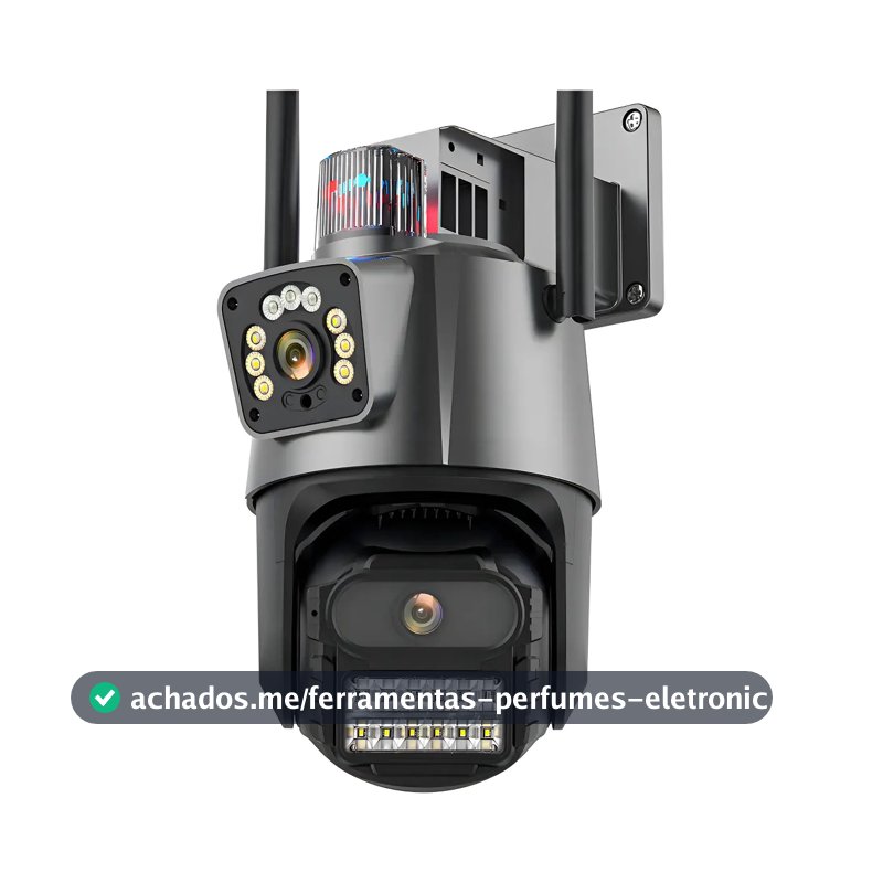 Câmera De Segurança Ip Wifi Jl Protec Ipsky2 Lente Dupla 6mp