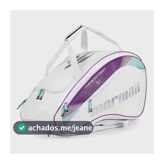 Nova Raqueteira Mormaii Pro Vitória Marchezini Beach Tennis Branco