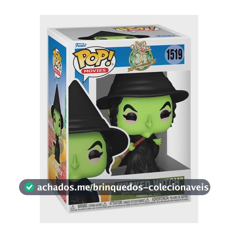 Wicked Witch #1519 Bruxa Malvada Mágico De Oz Funko Pop