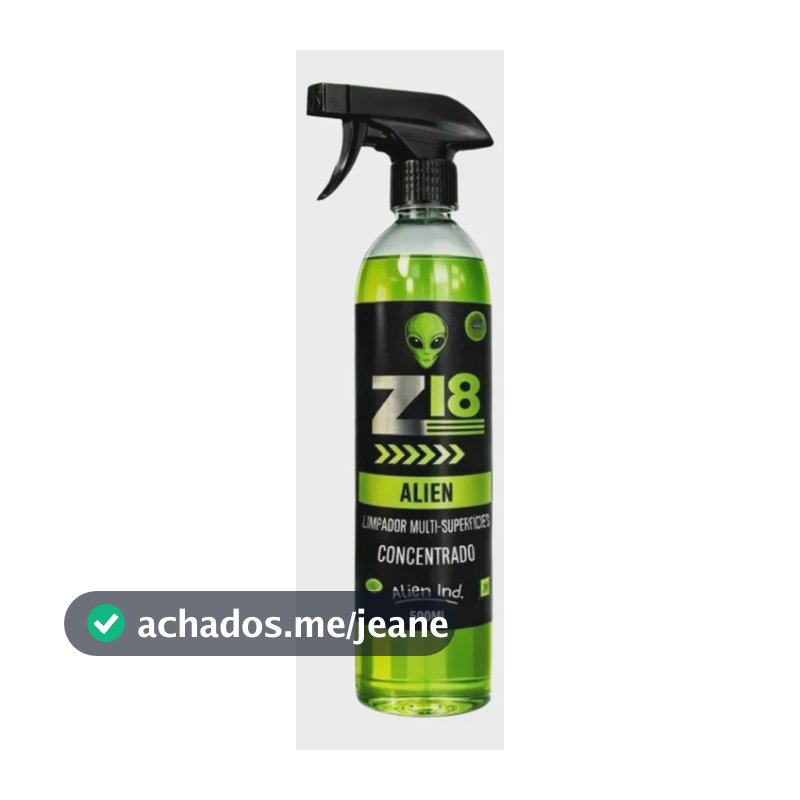 Limpeza Pesada Estofado E Teto Automotivo 500ml Alien
