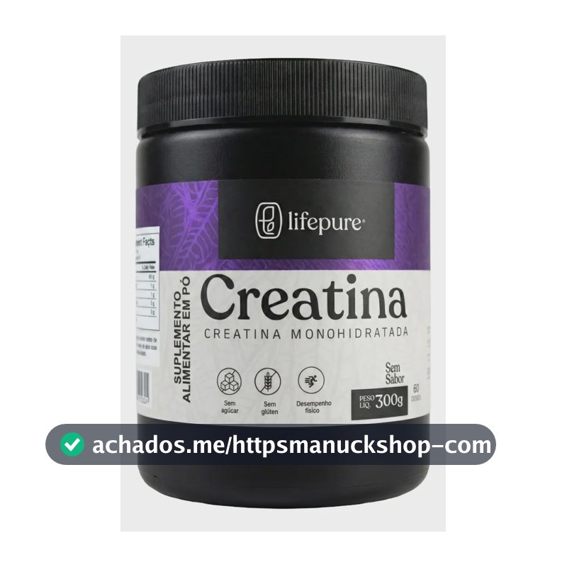Creatina Monohidratada 100% Pura Lifepure 300g Neutro Neutro