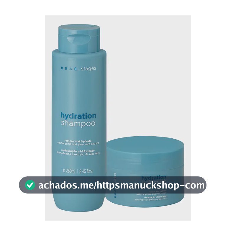 Kit Braé Stages Hydration Shampoo Máscara (2 Produtos)