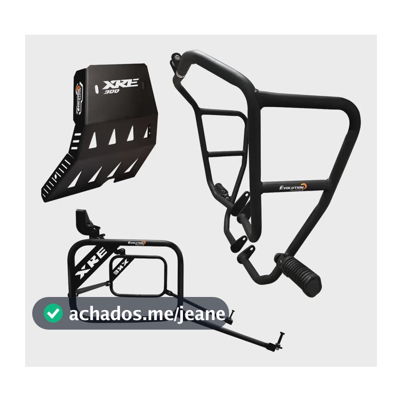 Afastador Alforge Xre 300 Protetor De Carter Protetor Motor Xre 300 Todas 2009 Até 2023