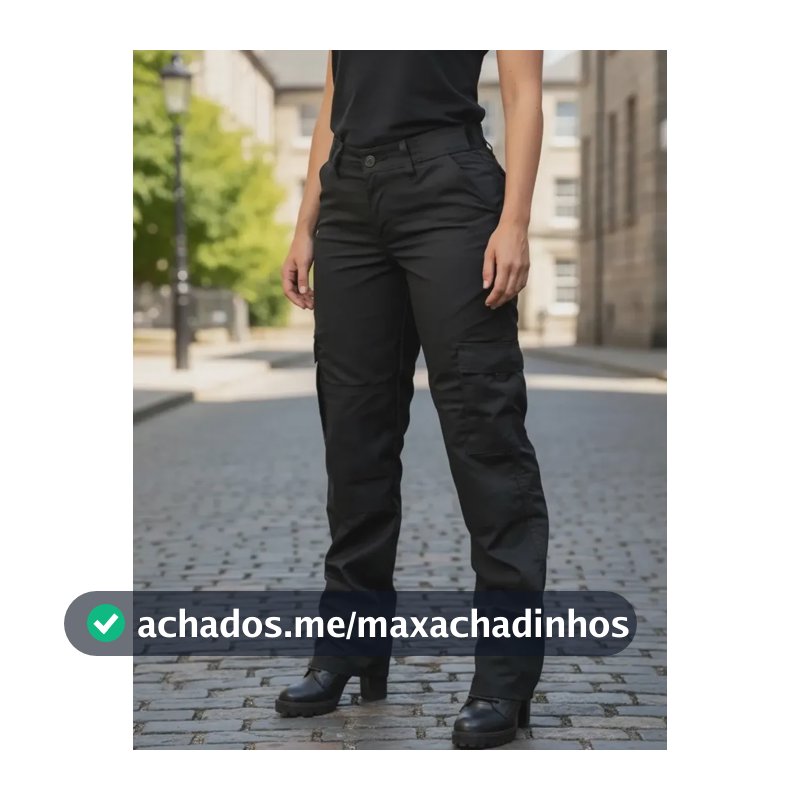 Calça Feminina Polyripstop Tática Regulagem No Cós