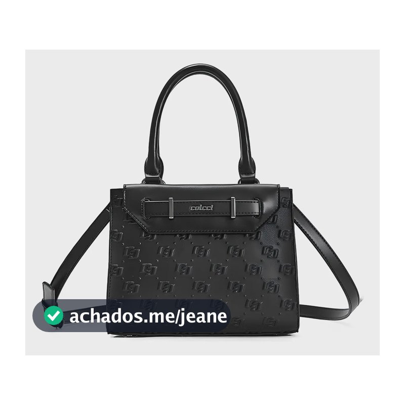 Bolsa Tote Colcci Gravação Pr26 Preto Feminino