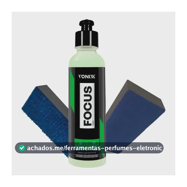 Focus Removedor De Chuva Ácida Vonixx 240ml Com Aplicadores